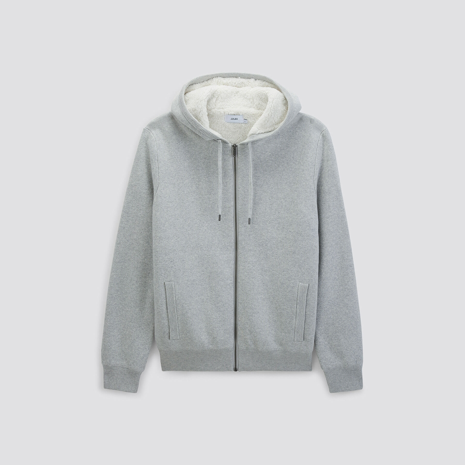 Gilet capuche doubl en sherpa