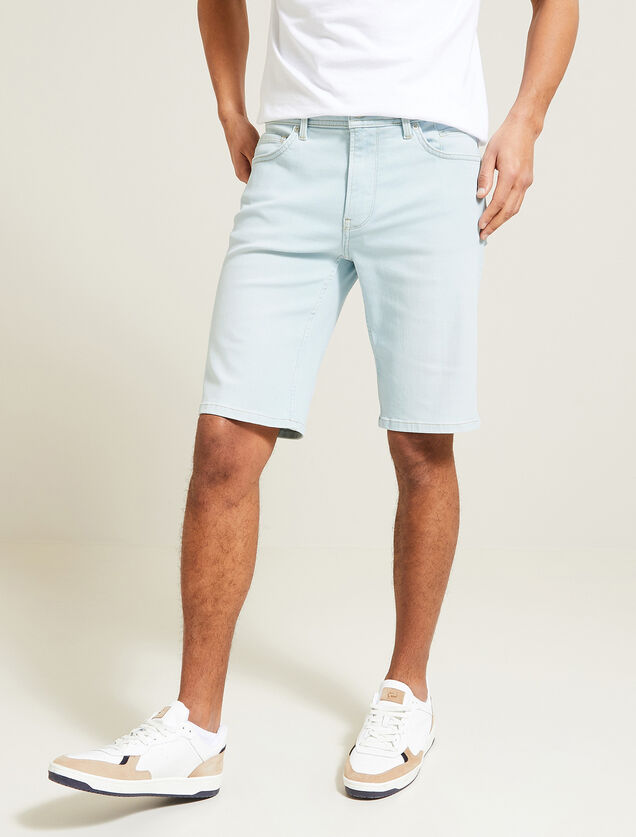 Bermuda en jean urbanflex en coton recyclé
