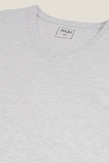 Tee shirt col V en coton