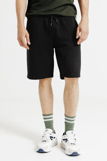 Short en molleton taille élastiquée