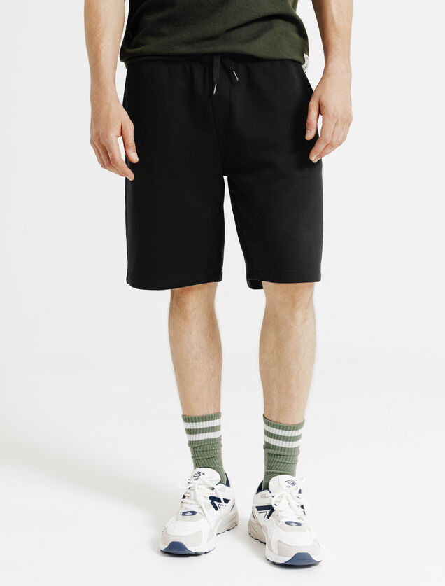 Short en molleton taille élastiquée