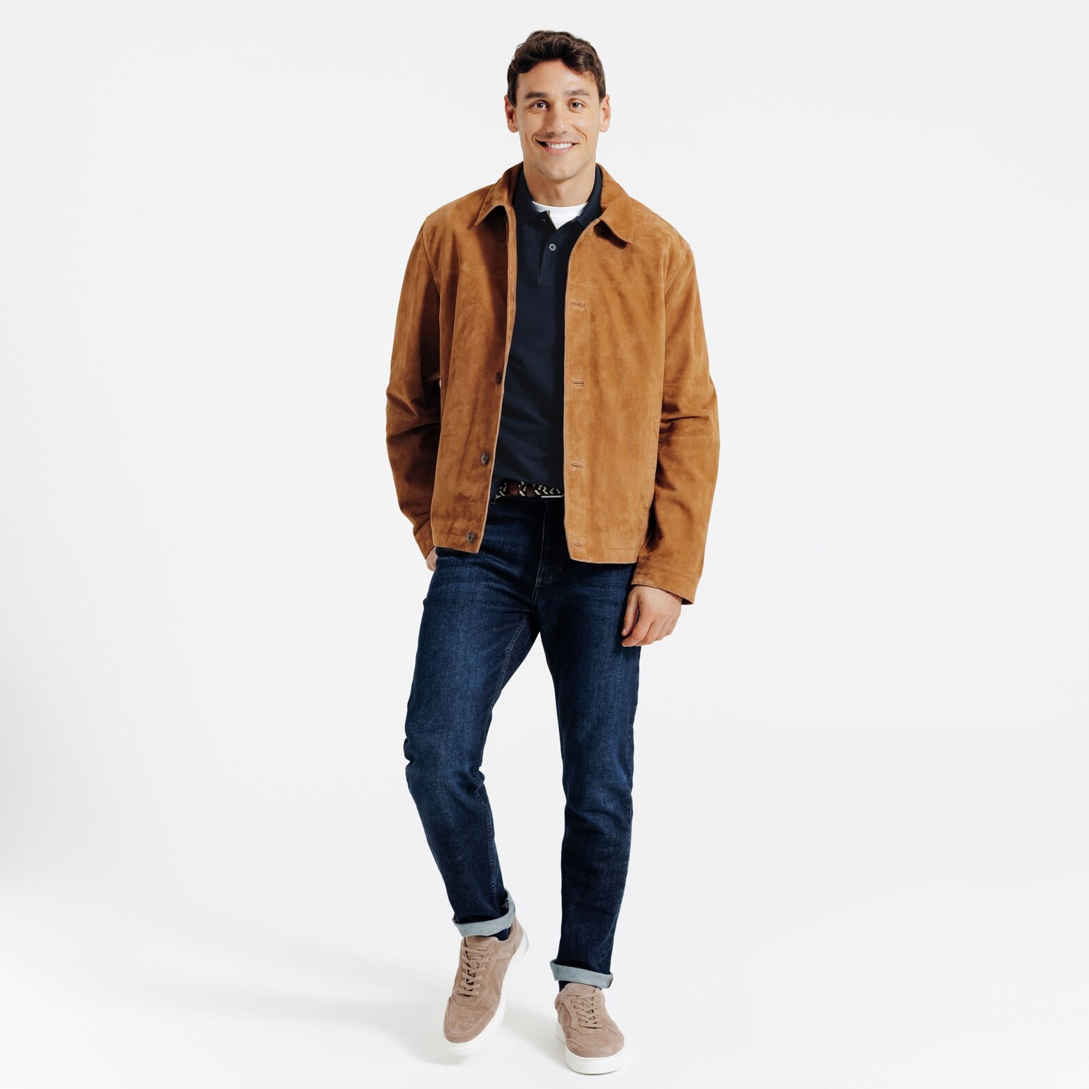 "Le Parfait by Jules" effen polo korte mouwen 