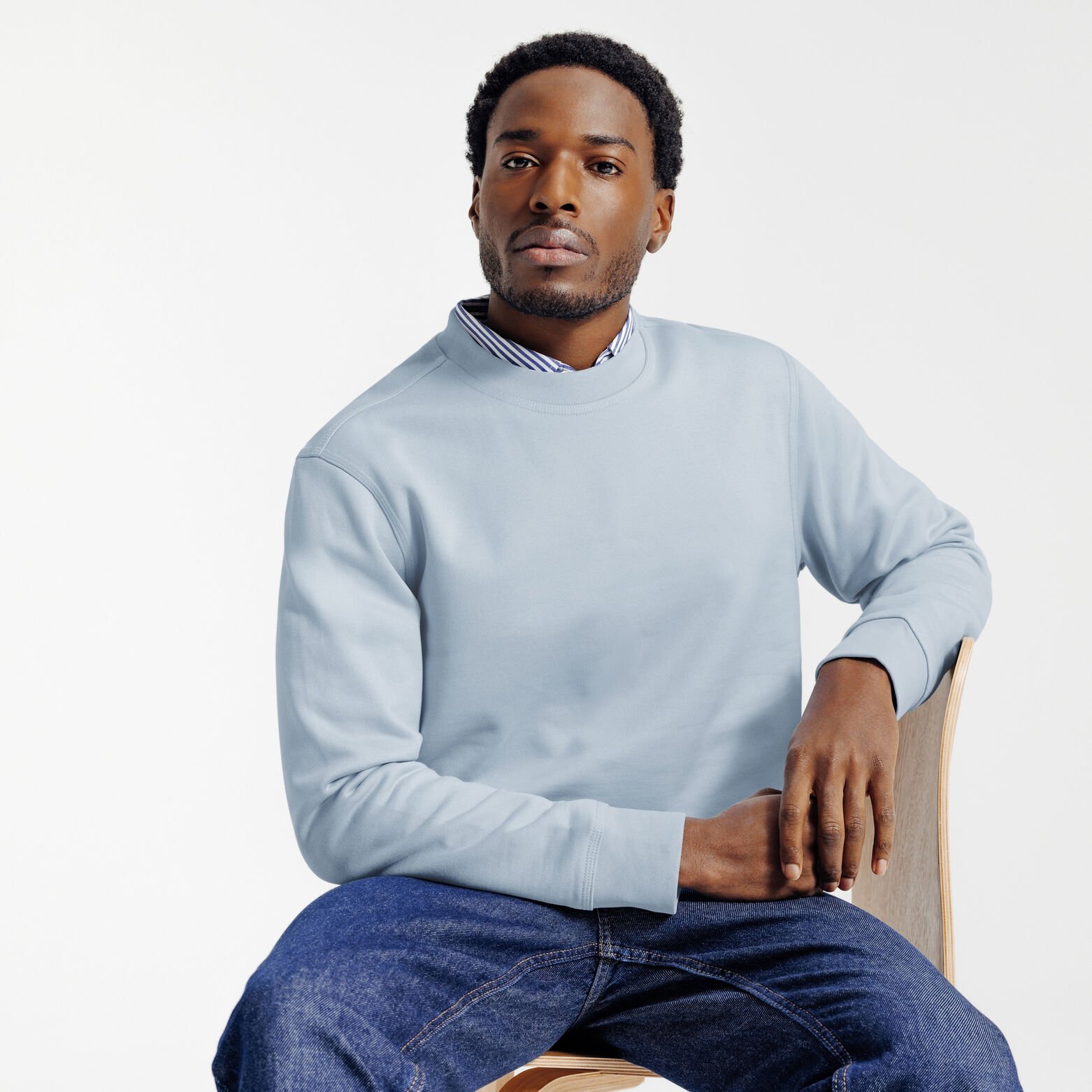 Sweat col rond uni "le parfait by JULES"