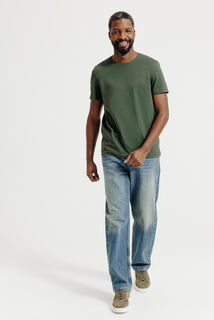 Basic T-shirt met ronde hals