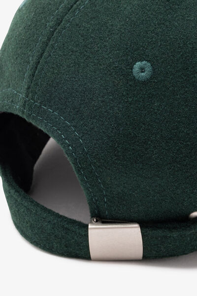 Casquette flanelle brod&eacute;e