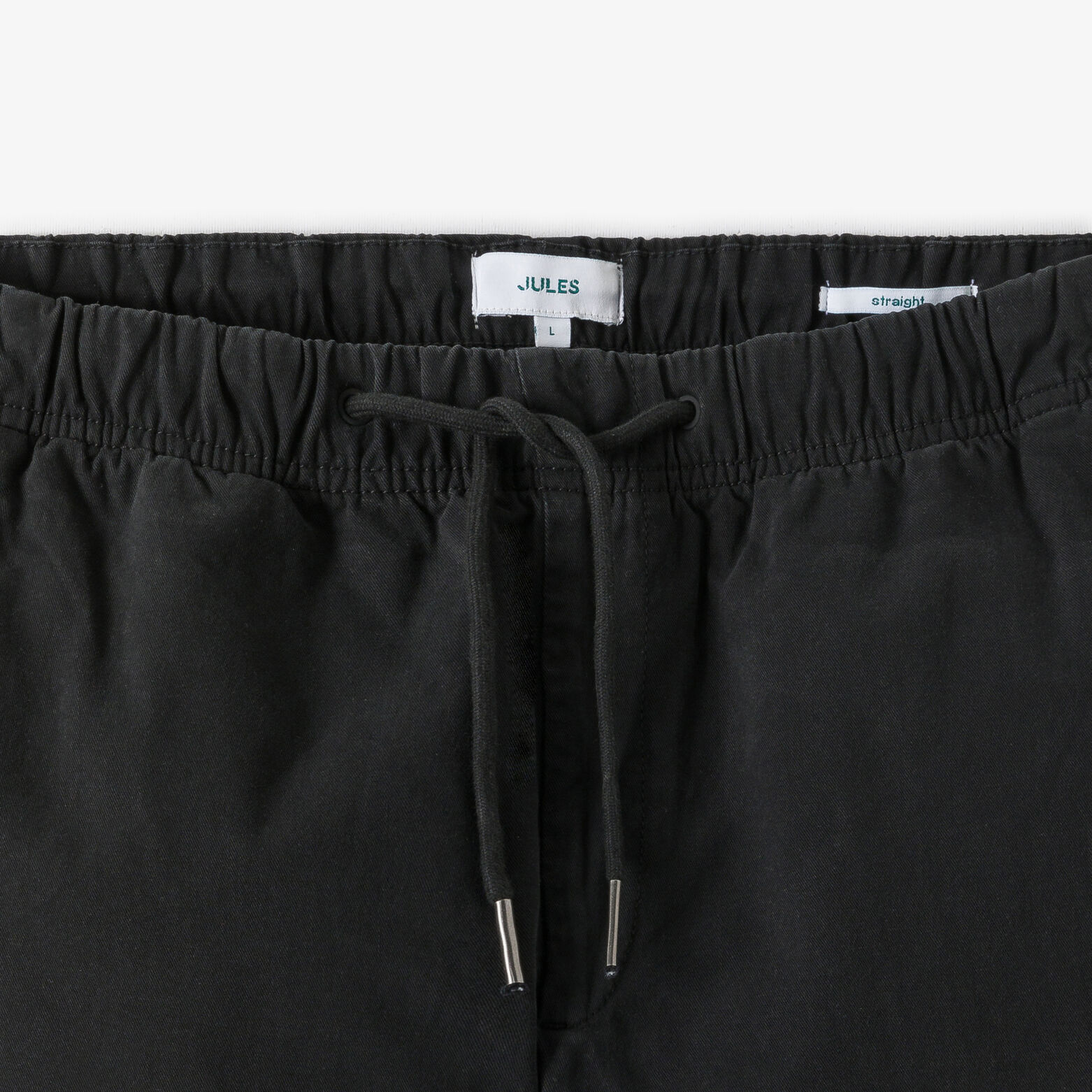 Pantalon straight taille &eacute;lastiqu&eacute;e