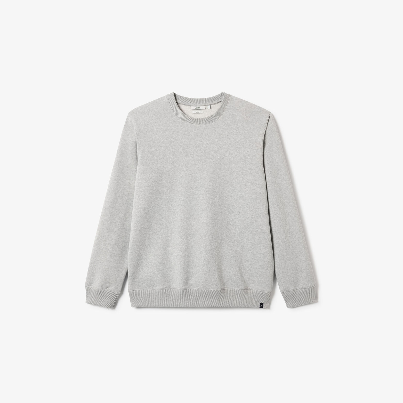 Sweat col rond molleton uni
