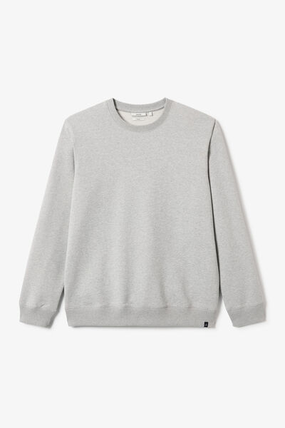 Sweat col rond molleton uni