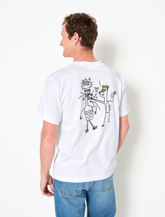 Tee shirt licence Basquiat