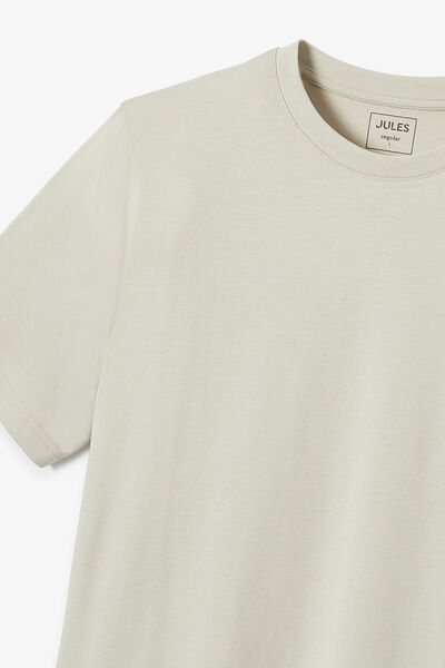 T-shirt met ronde hals en willekeurige print