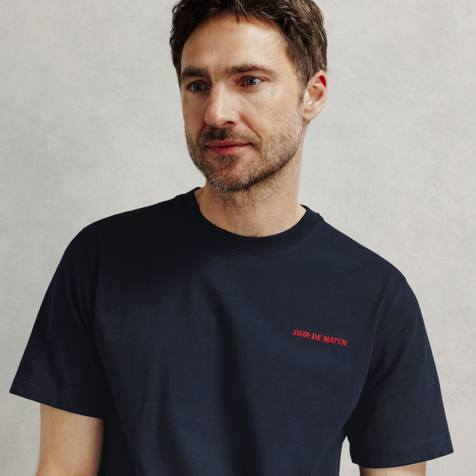 Geborduurd T-shirt met L&iquest;&Eacute;quipe licentie