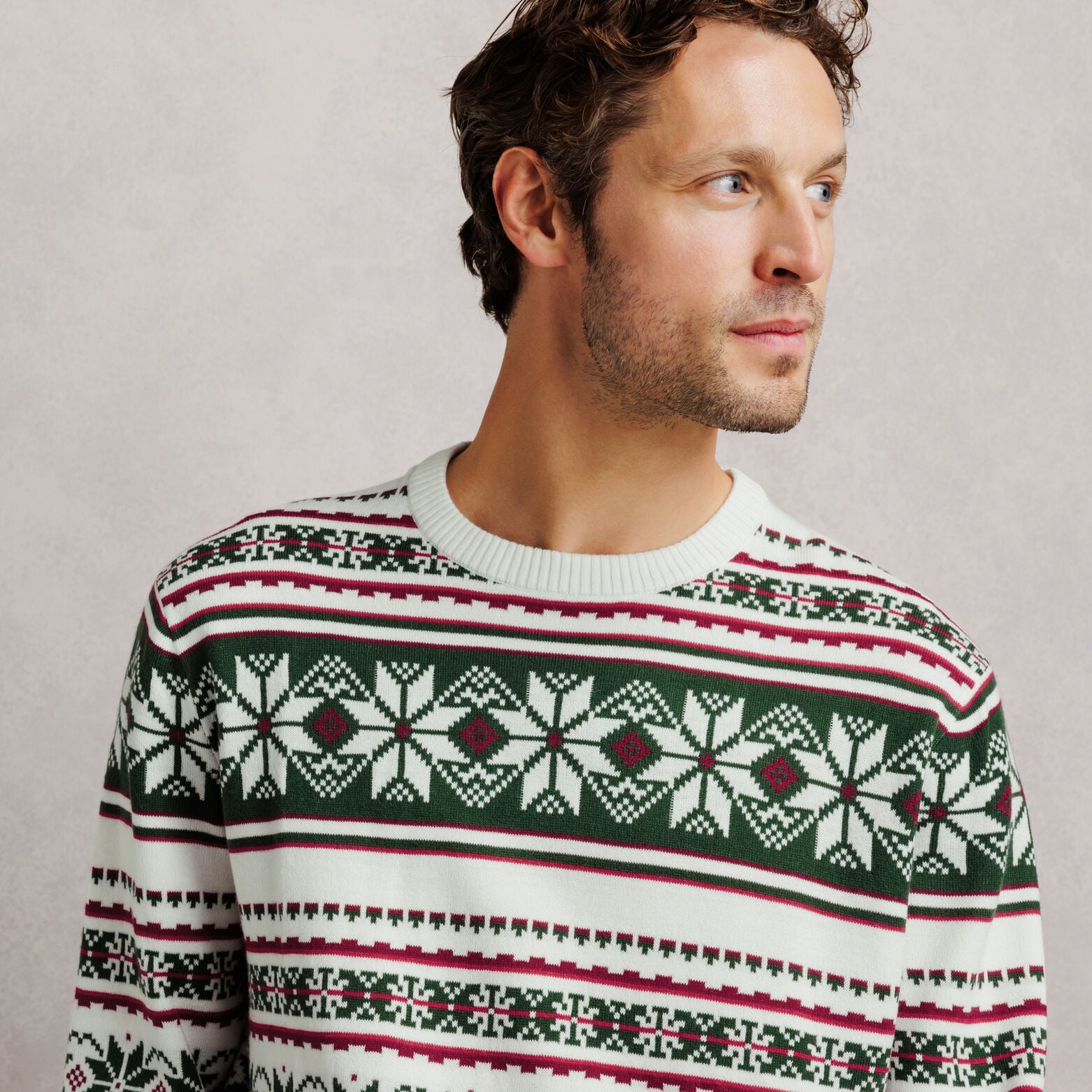 Pull de No&euml;l jacquard