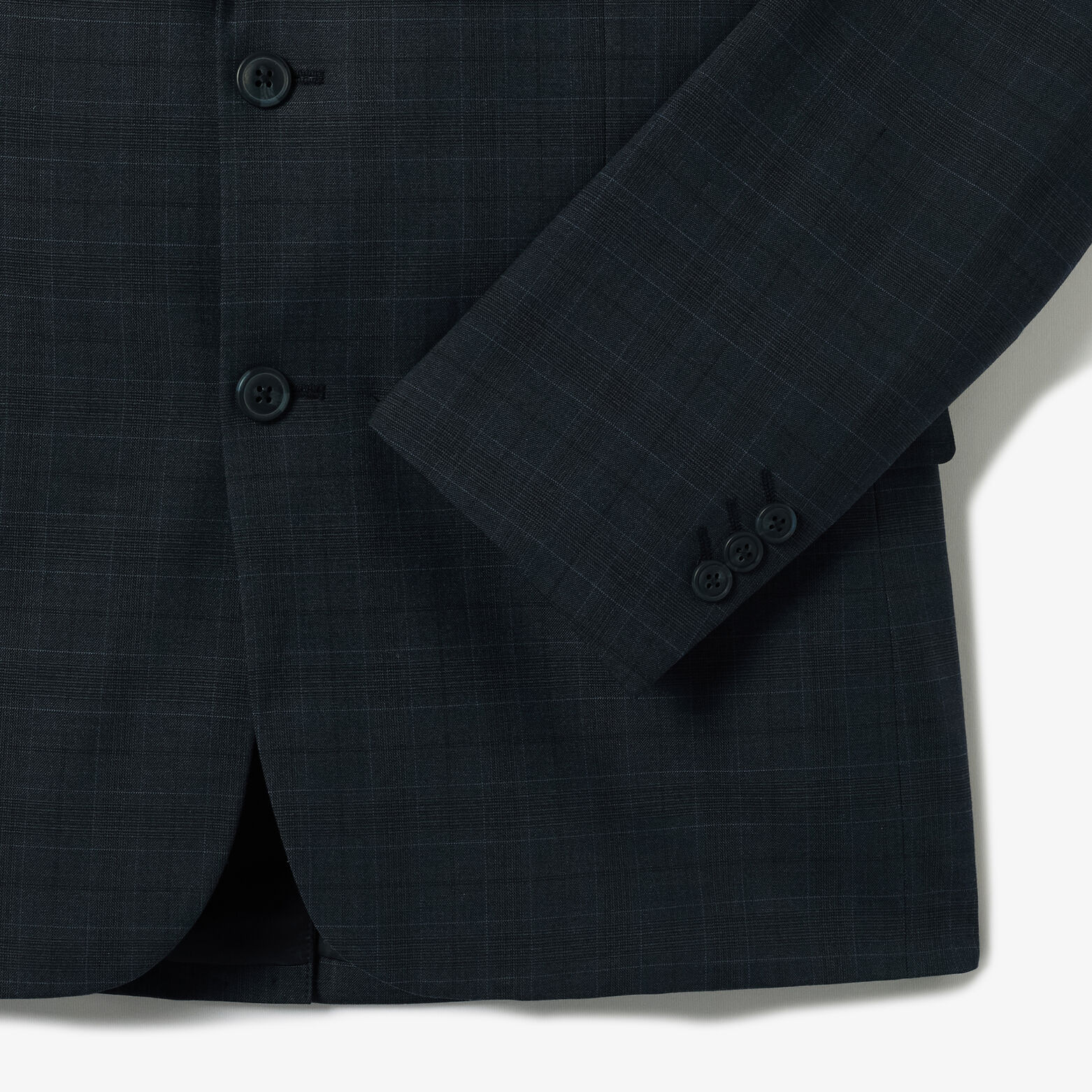 Geruit comfort kostuumvest