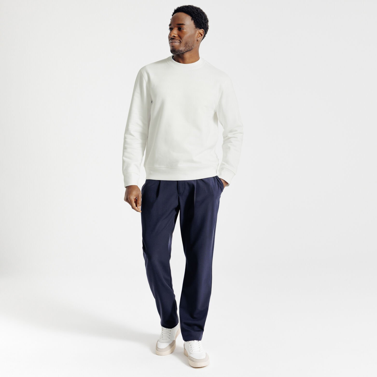 Sweat col rond uni "le parfait by JULES"