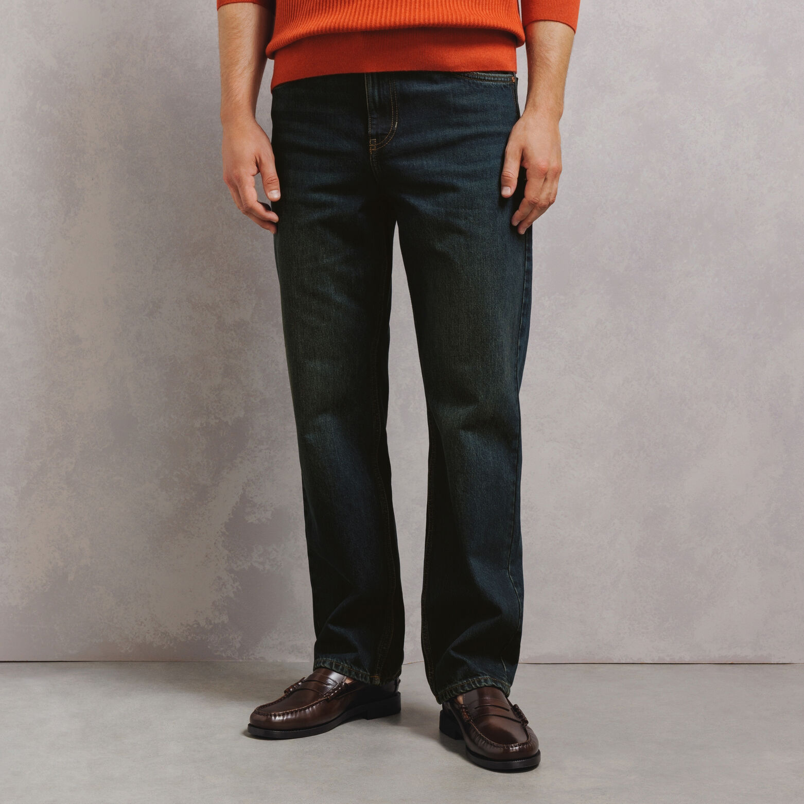 Gewassen loose jeans 3 lengtes