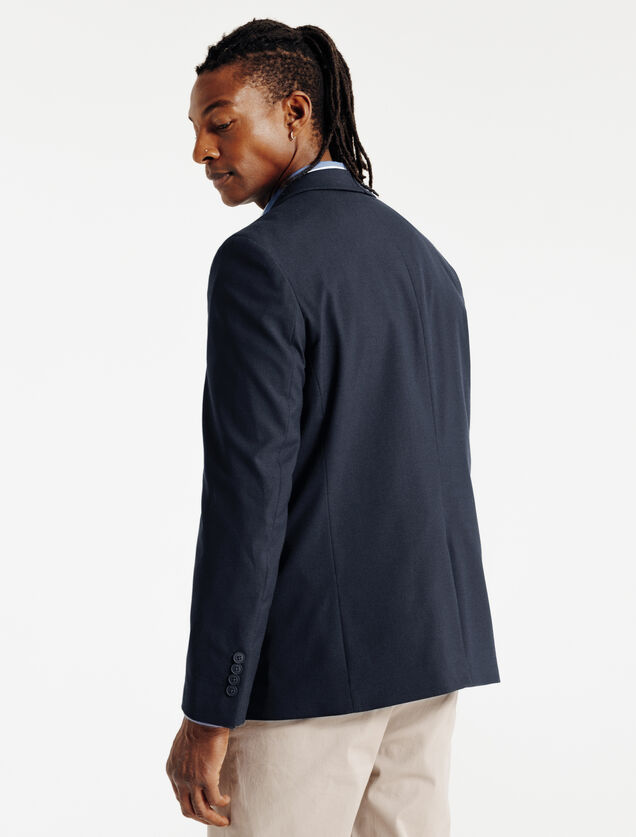 Veste de costume crois&eacute;e confort