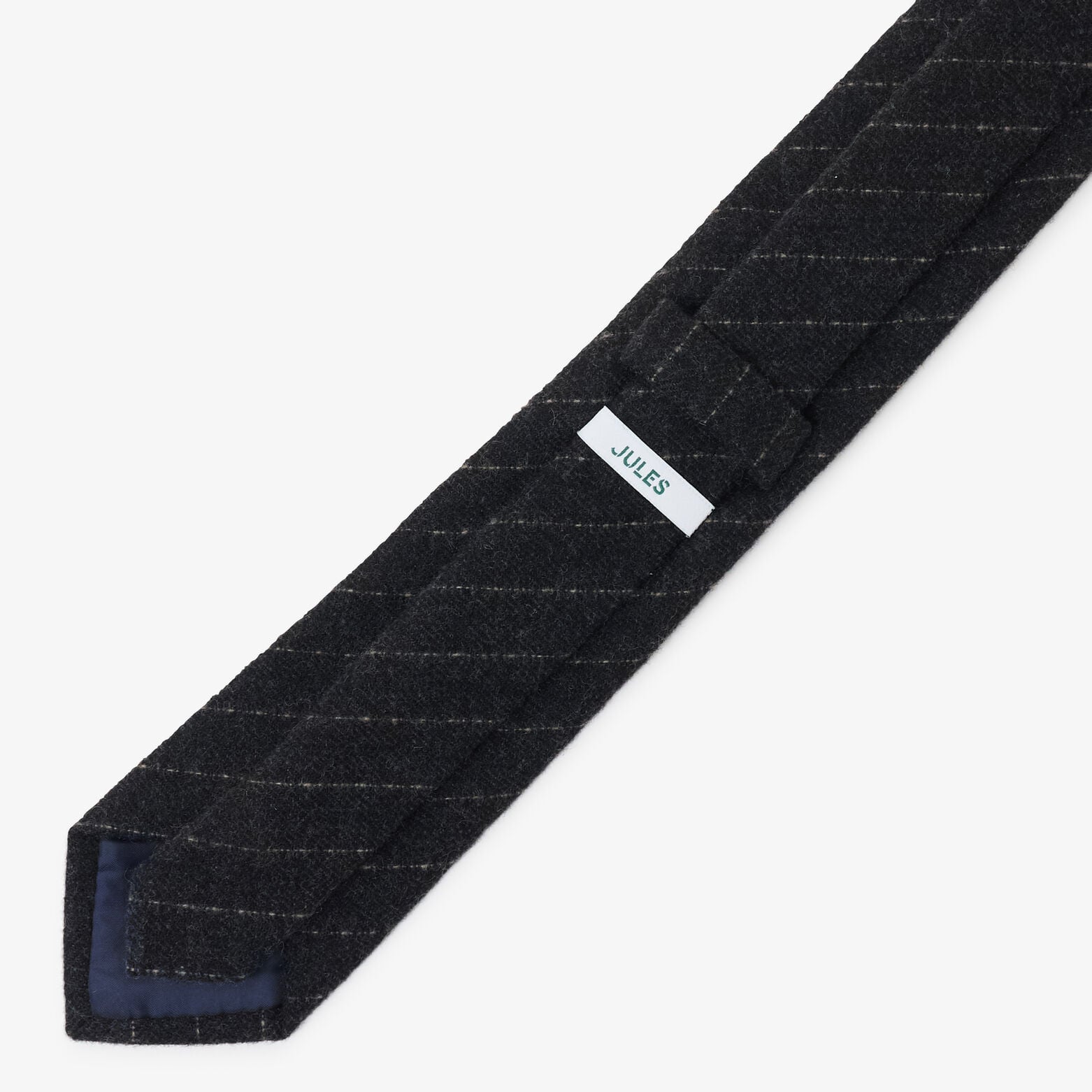 Cravate en flanelle ray&eacute;e