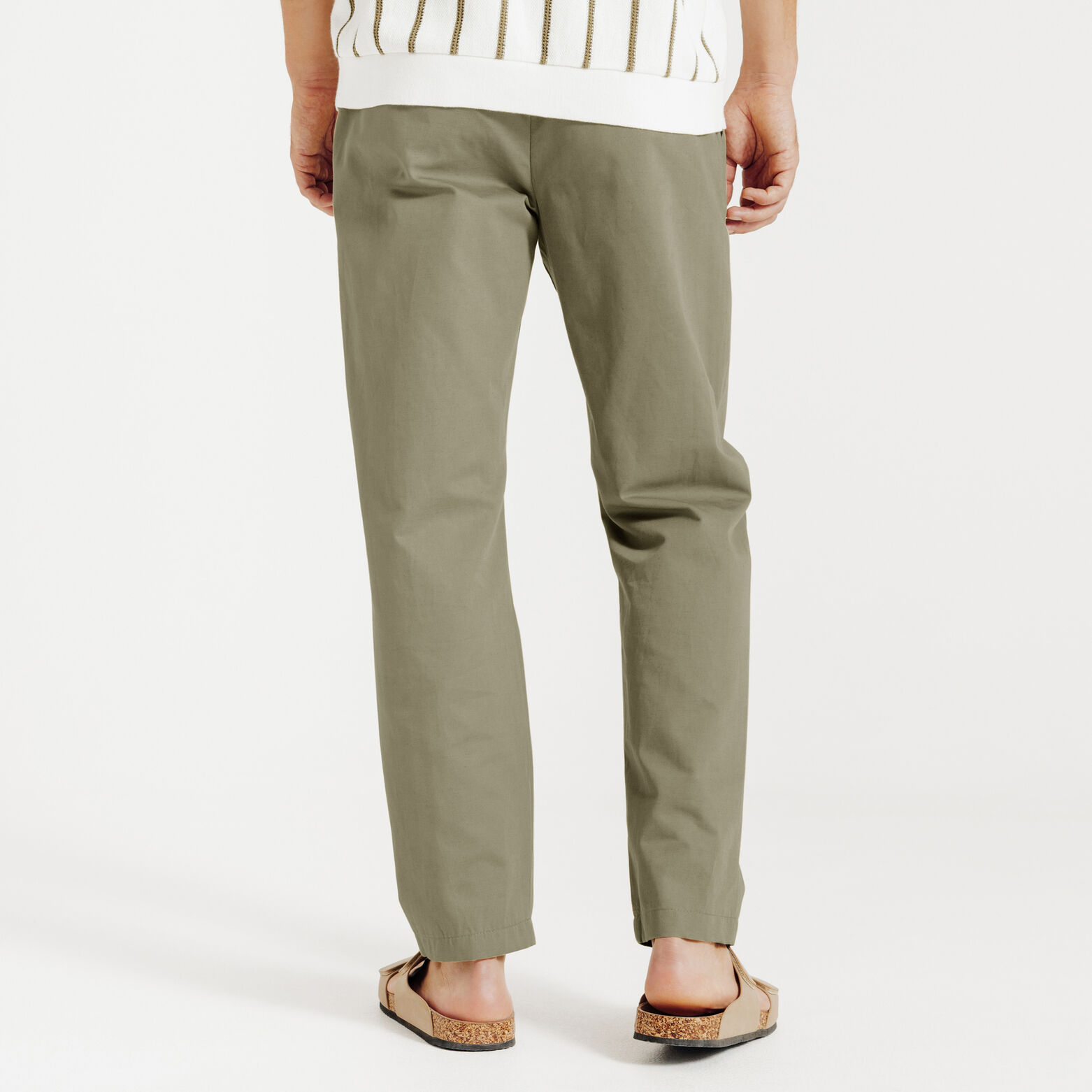 Pantalon chino tapered 7/8ème
