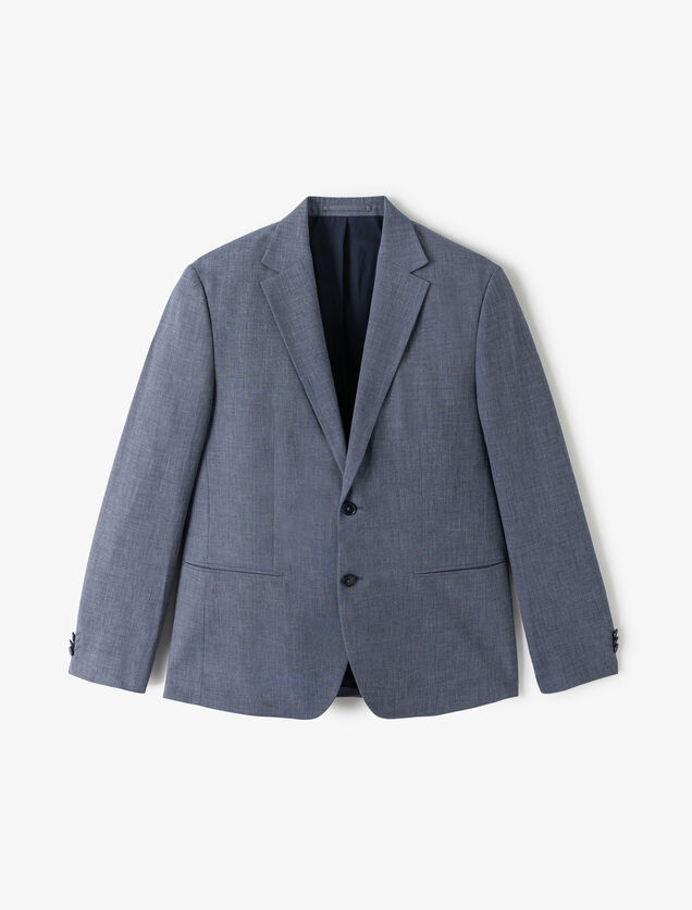 Tweekleurig comfort fit kostuumvest