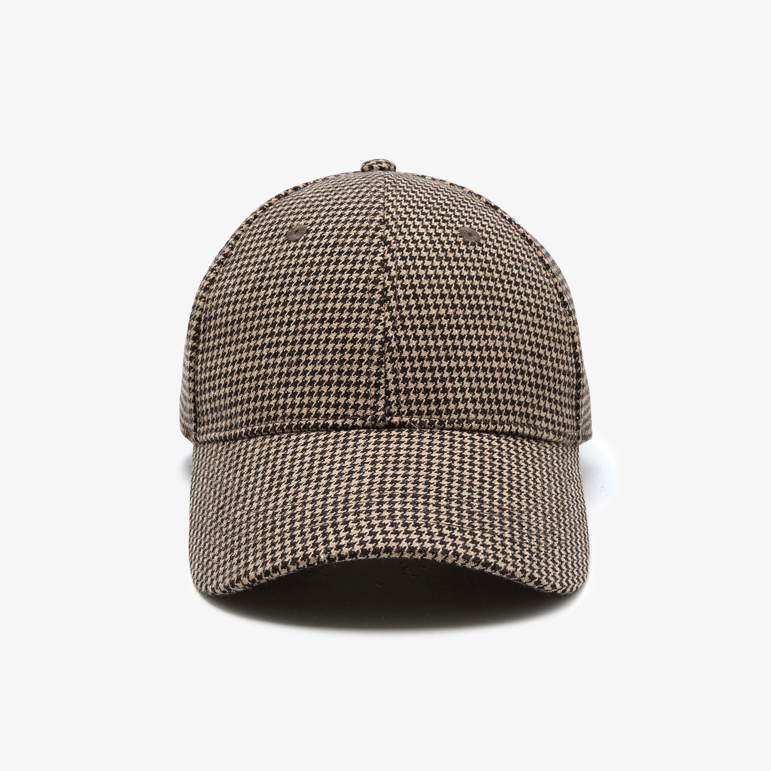 Casquette motif pied-de-poule