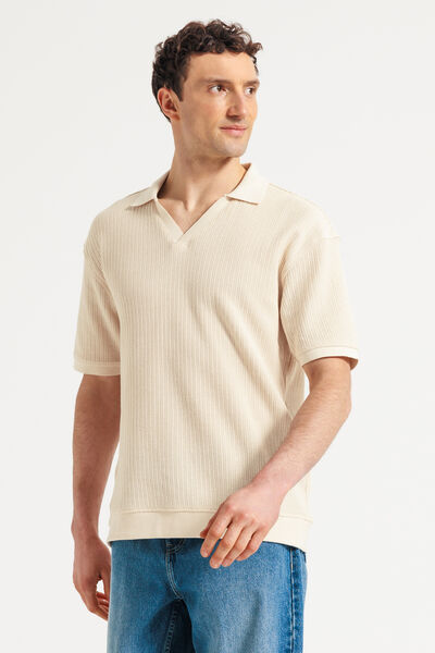 Polo manches courtes col resort