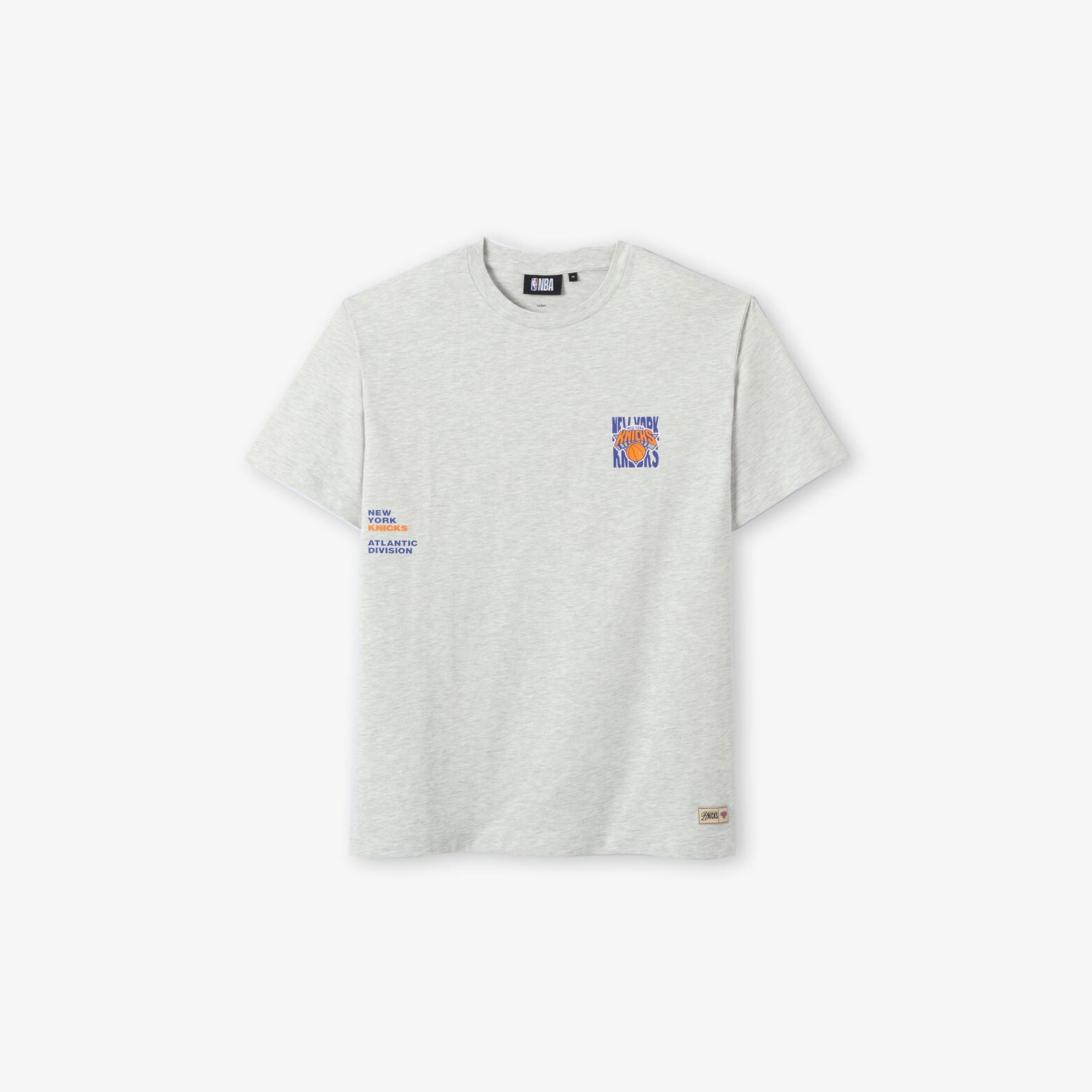 T-shirt met print New York Knicks NBA-licentie