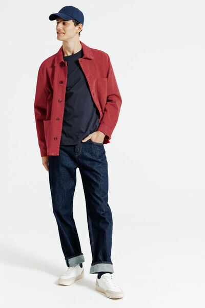 Tee shirt imprim&eacute; devant en coton