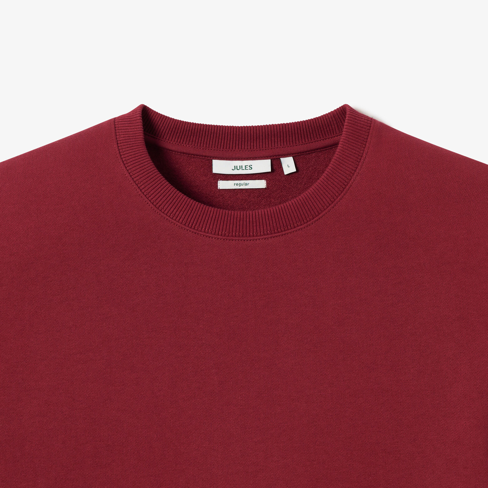 Sweat col rond molleton uni