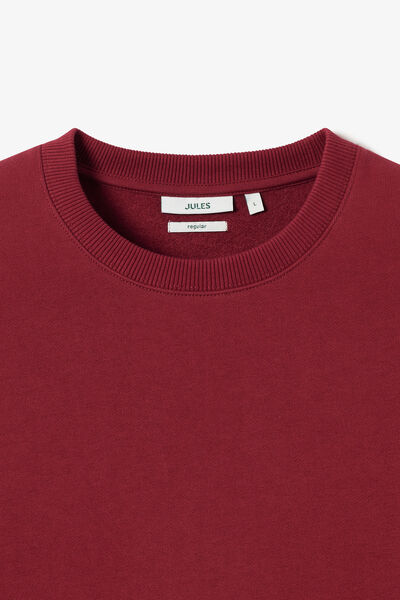 Effen sweater met ronde hals