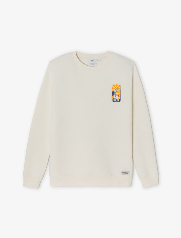 Sweater met Japan print by Paiheme Studio