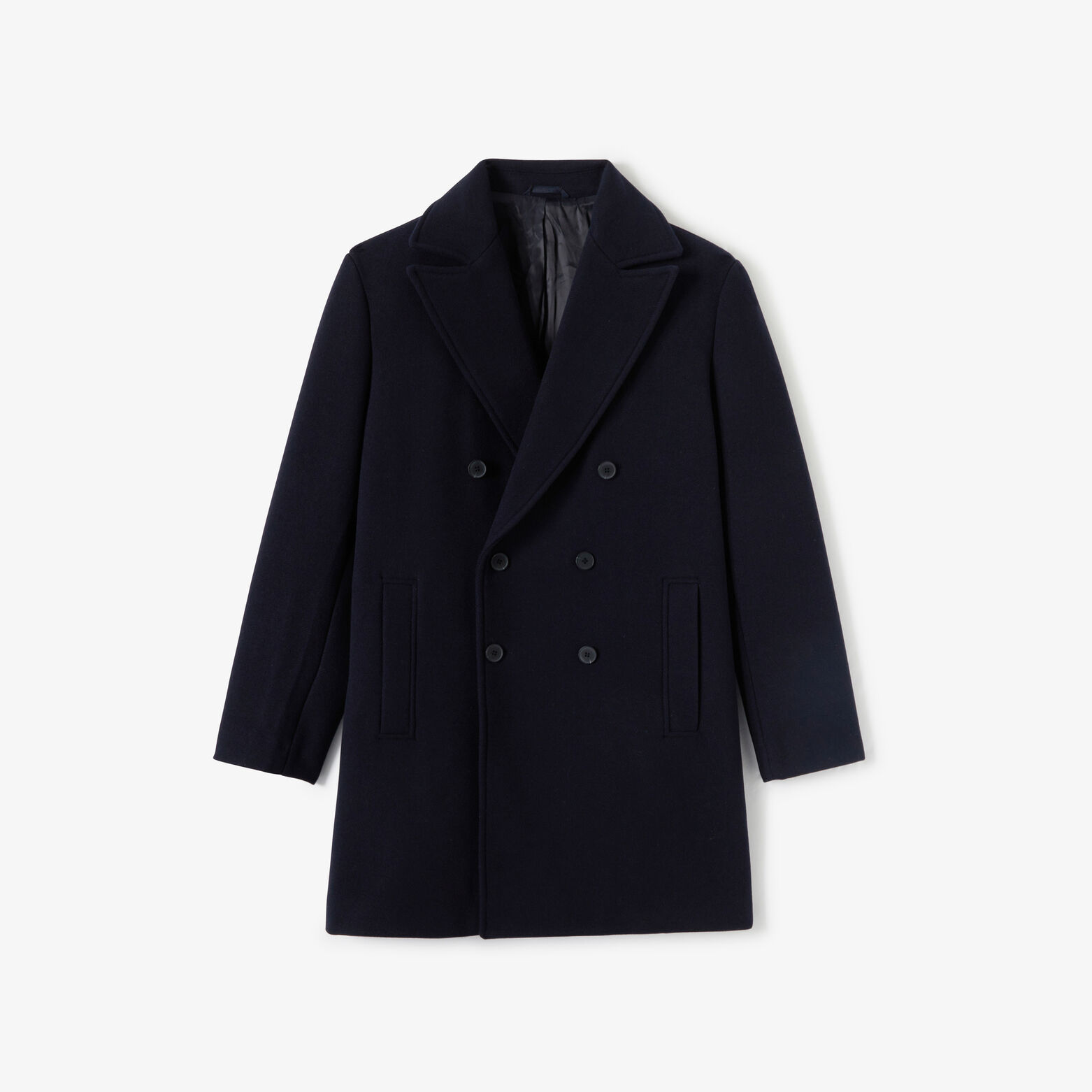 Manteau long hiver croisé