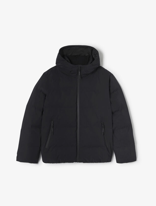 Doudoune zipp&eacute;e &agrave; capuche