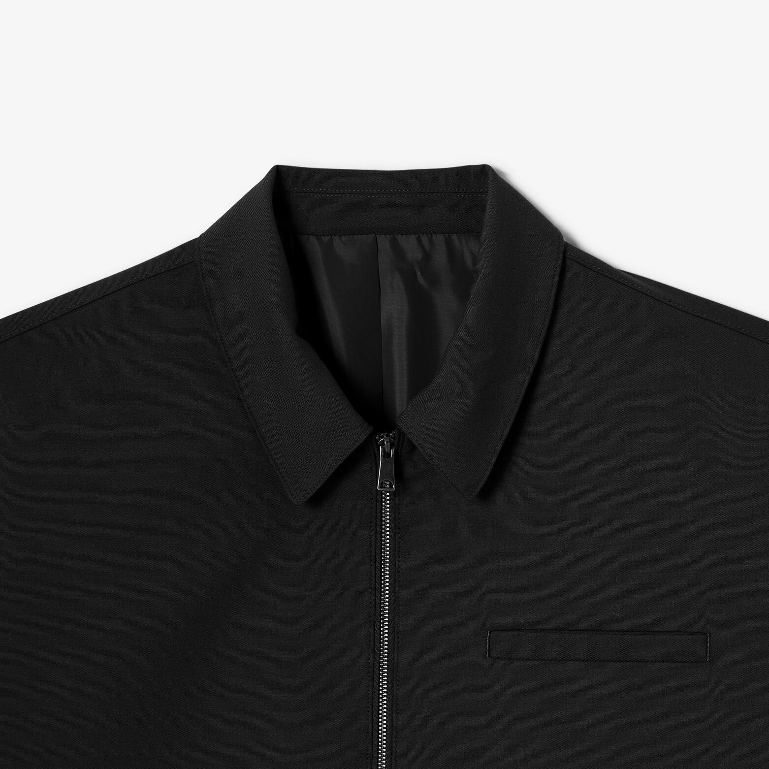 Veste col chemise zipp&eacute;e