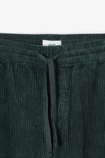 Pantalon en velours taille &eacute;lastiqu&eacute;e