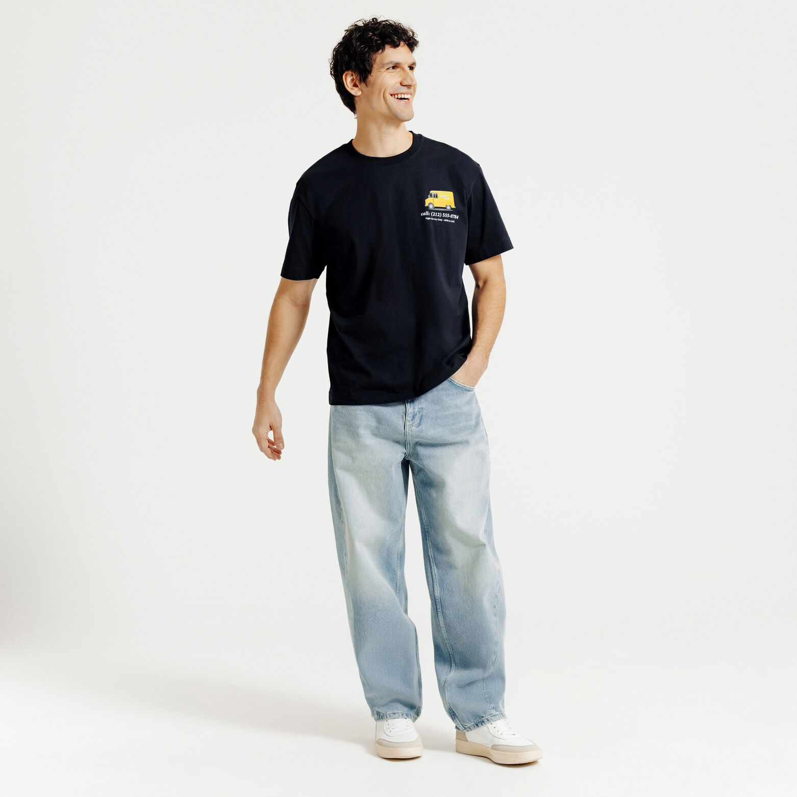 Tee shirt imprim&eacute; devant dos NYC