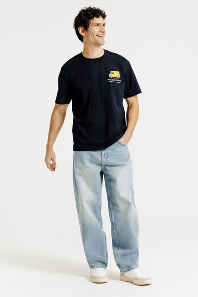 Tee shirt imprim&eacute; devant dos NYC