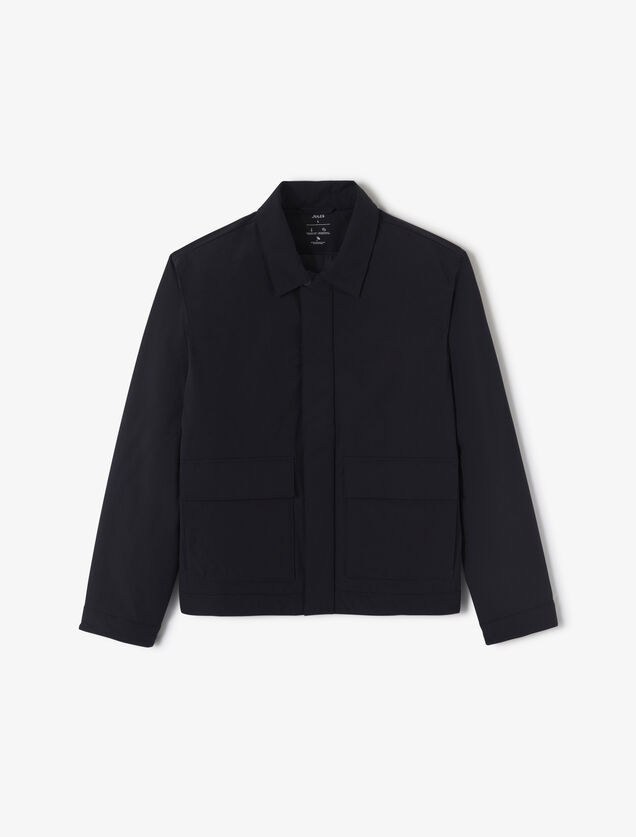 Blouson col chemise rembourr&eacute;