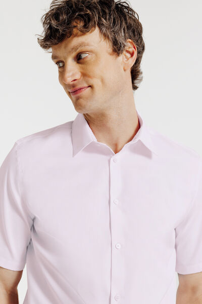 Chemisette en coton sans repassage