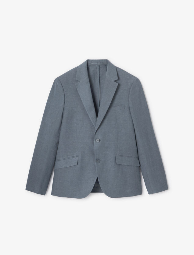 Kostuumvest met linnen