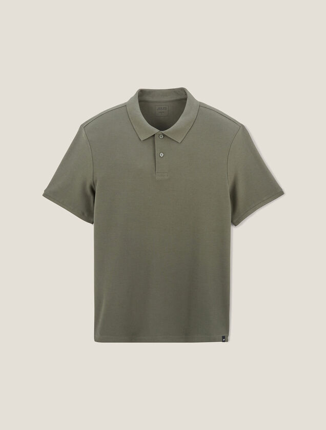 Polo manches courtes piqué uni