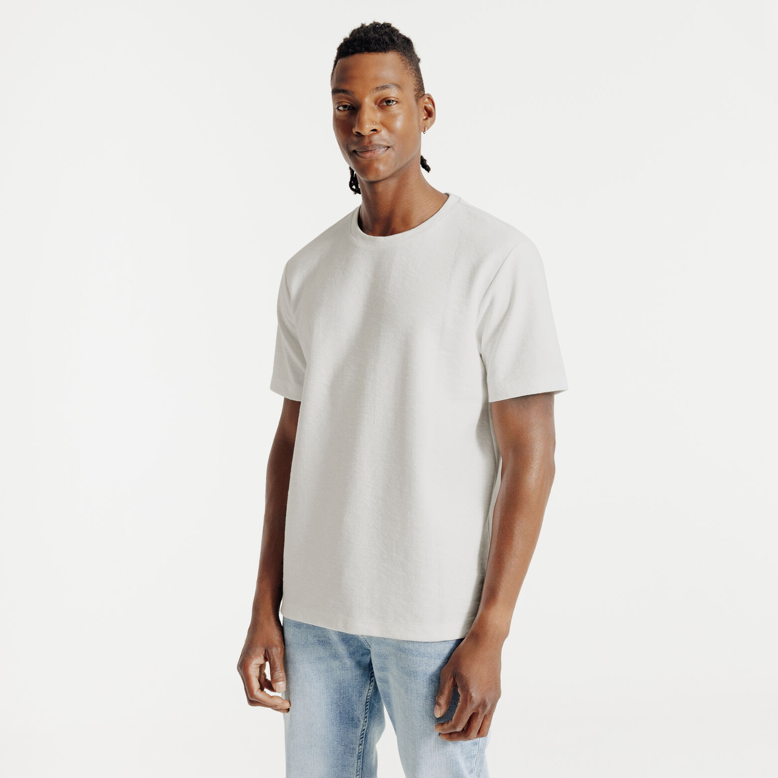 Tee shirt matière fantaisie