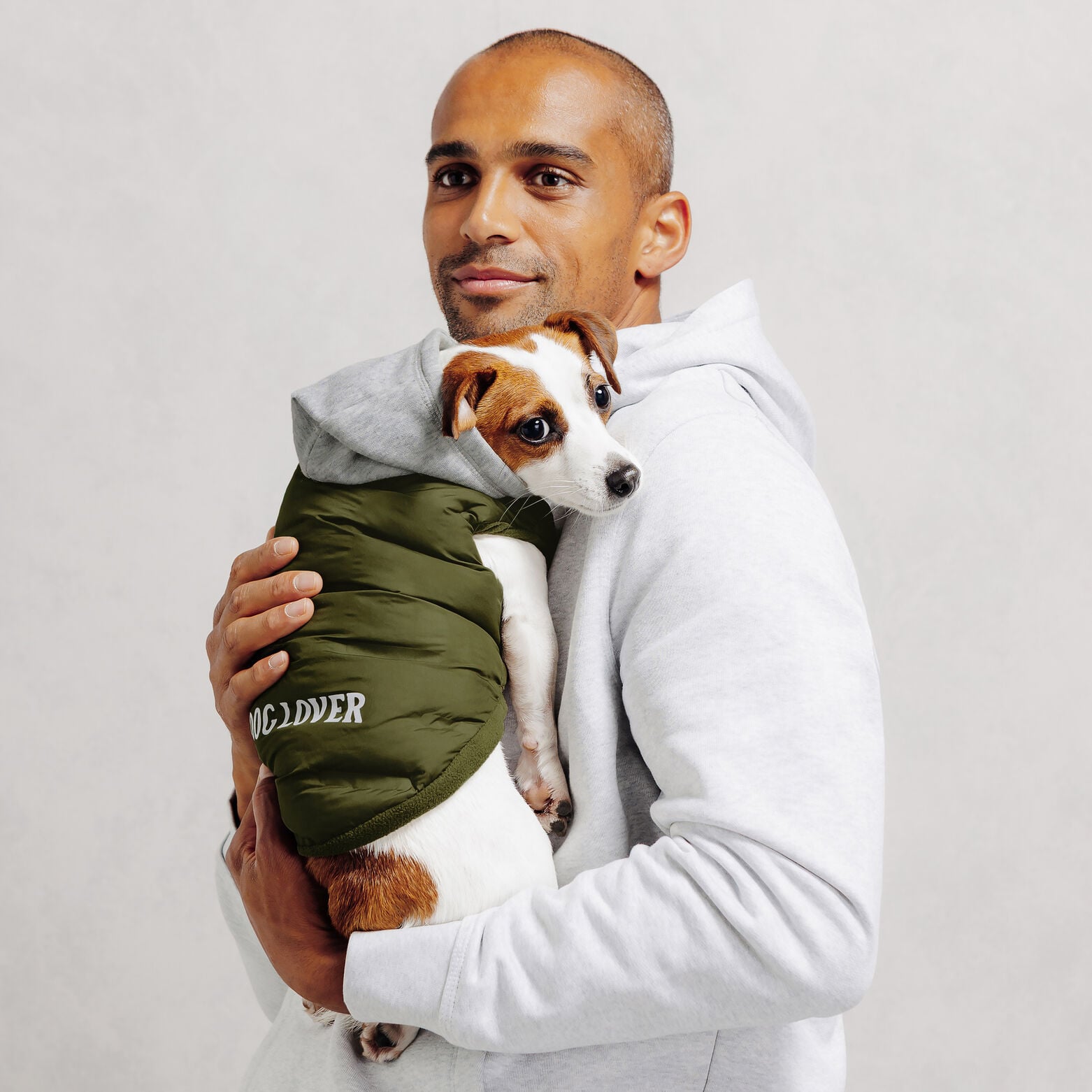 Ensemble sweat et doudoune pour chien