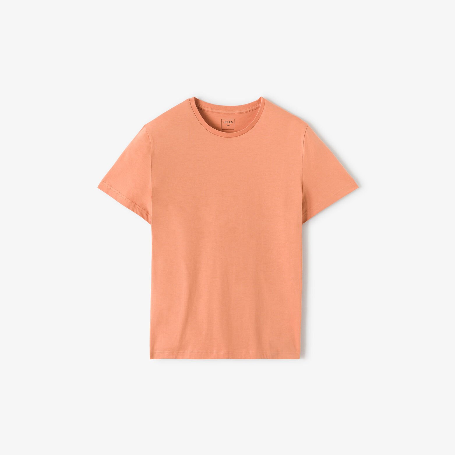 Tee shirt en coton col rond basique