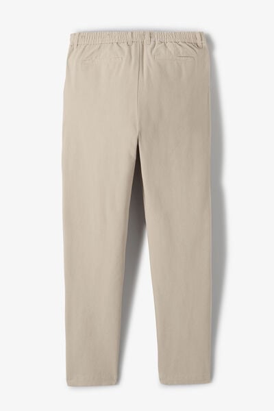 Pantalon tapered taille &eacute;lastiqu&eacute;e