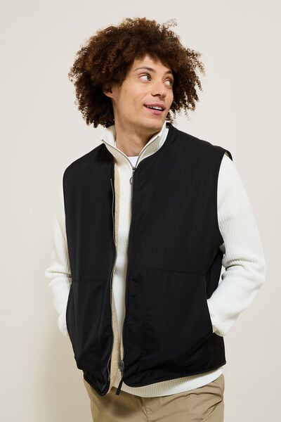 Veste sans manche réversible
