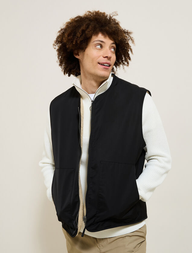 Veste sans manche réversible