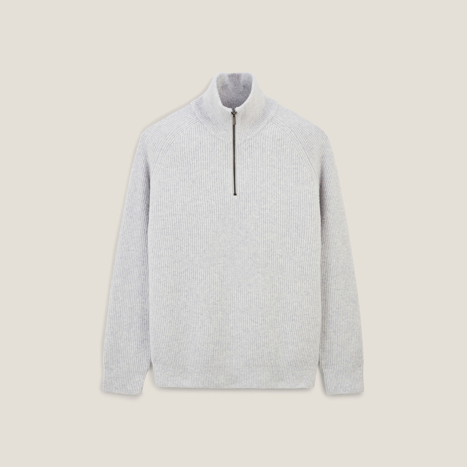 Pull camionneur homme avec col zippe Jules
