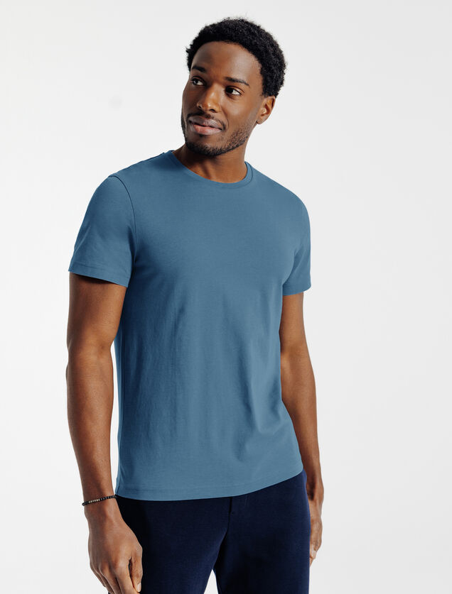 Basic T-shirt met ronde hals