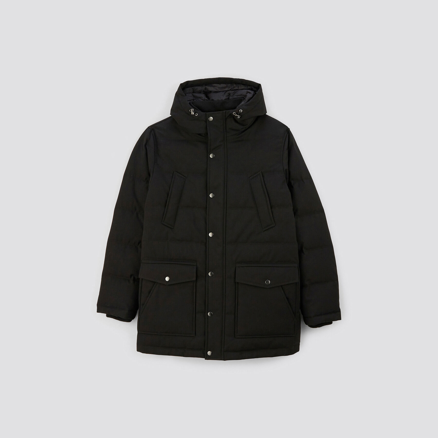 Parka met veren in waterafstotende stof Jules