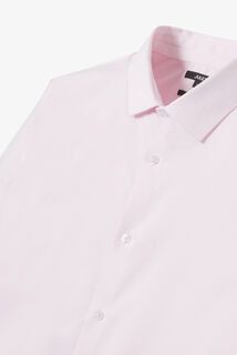 Chemise sans repassage en coton unie slim